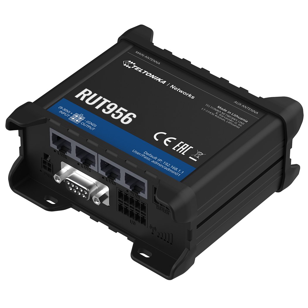 Teltonika RUT956 - LTE RS232/RS485 Router Korea/Thailand/EMEA - Blue Wireless Store