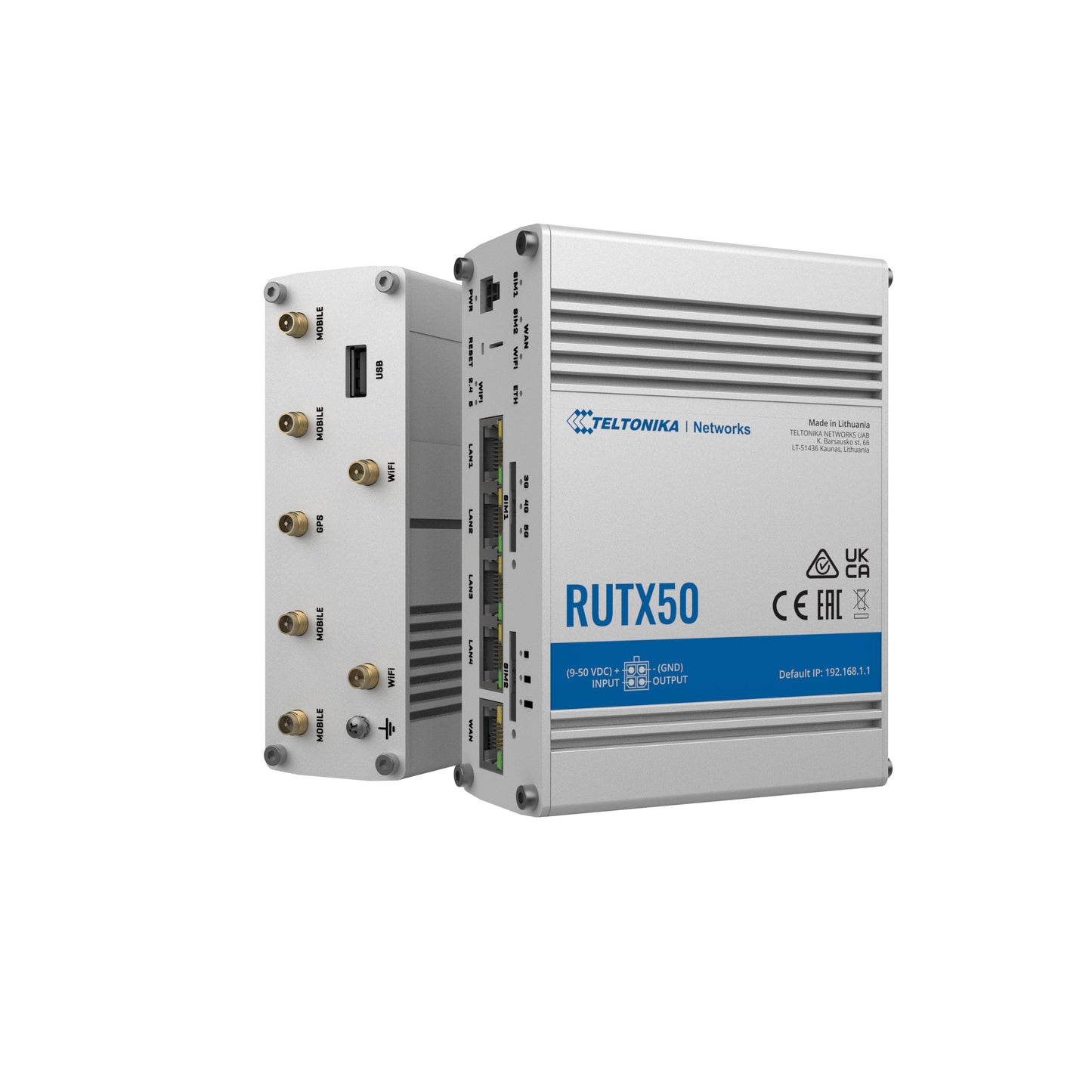 Teltonika RUTX50 - Industrial 5G Router Global - Blue Wireless Store