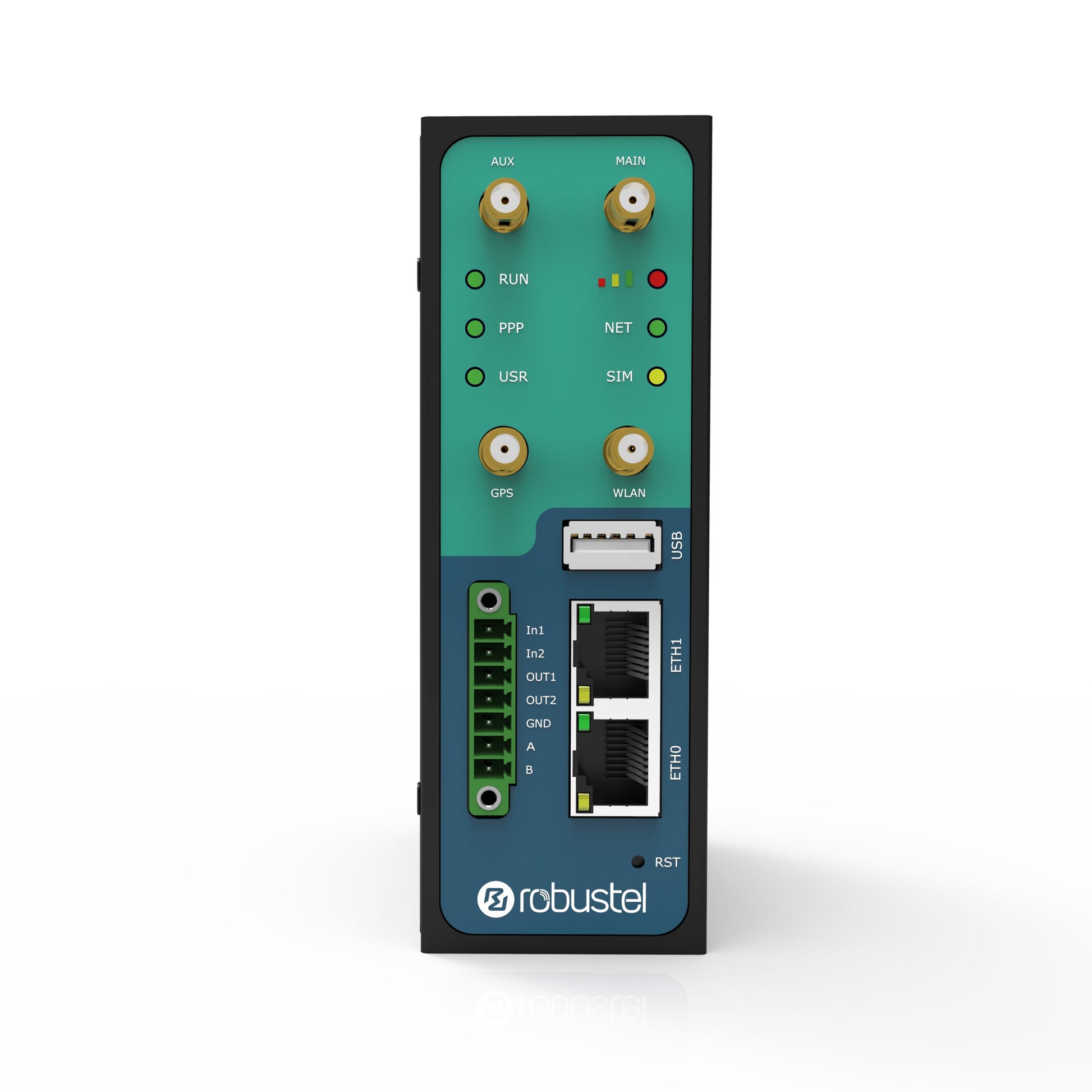 Robustel R3000 Industrial LTE Router Global - Blue Wireless Store