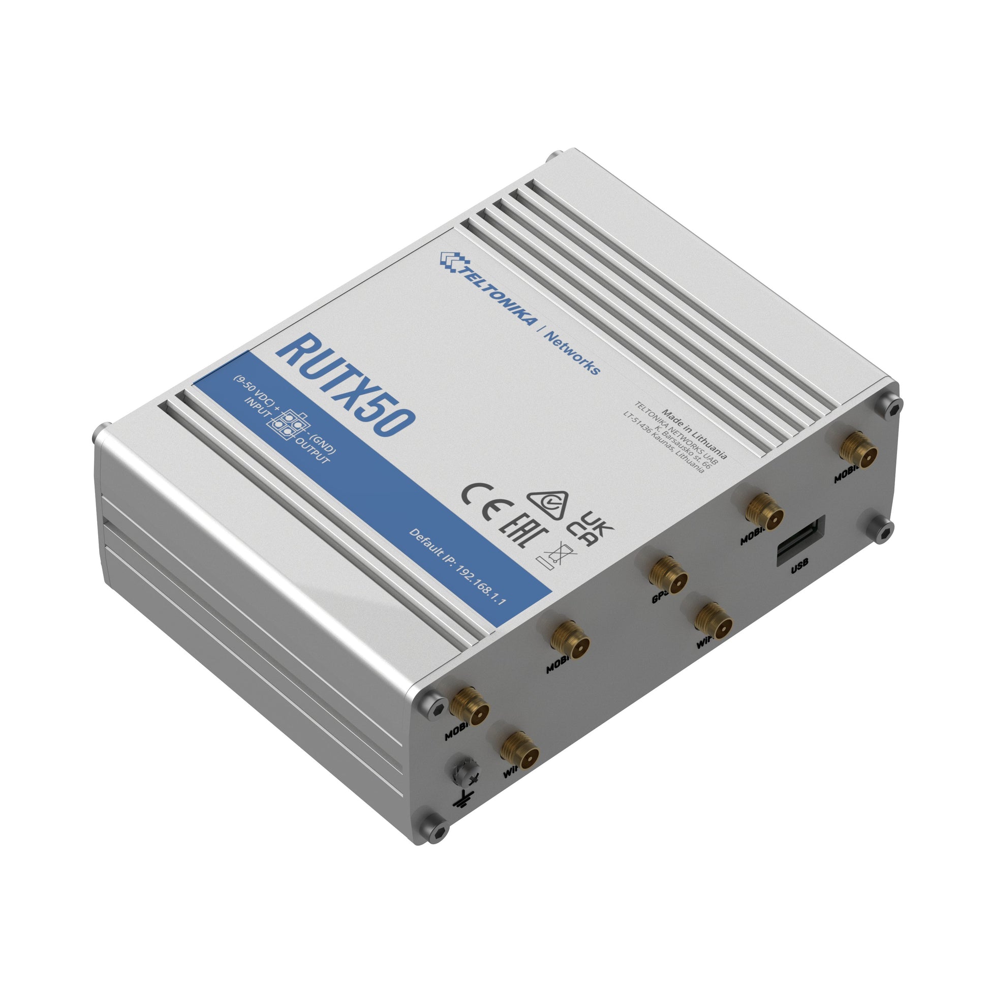 Teltonika RUTX50 - Industrial 5G Router Global - Blue Wireless Store