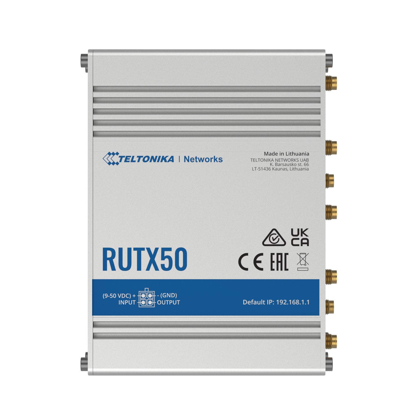 Teltonika RUTX50 - Industrial 5G Router Global - Blue Wireless Store